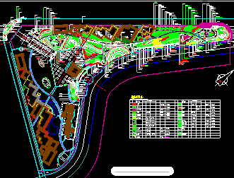 重慶***公園植物種植設計施工圖